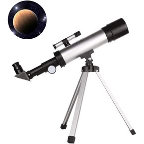 Astronomical Telescope Zoom 90X Hd Outdoor Monocular Space Telescopes Portable Refractor Spotting Scope with Tripod for Beginners Star Watchin