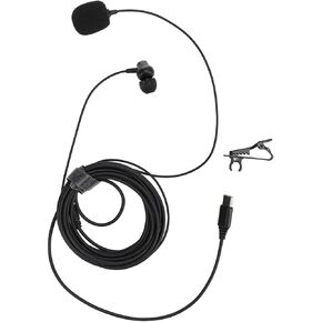 Tangxi Lavalier Lapel Microphone, 9.8ft Type C Clip On Mic with Windproof Foam Cover, Lapel Lav Mic for Voice Amplifier, Video Recording, Live Streaming