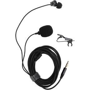 Tangxi Lavalier Lapel Microphone ، مقطع على الميكروفون مع المكثف متعدد الاتجاهات ، و Mic Lav Mic لمكبر الصوت ، وتسجيل الفيديو ، وتدفق المقابلة