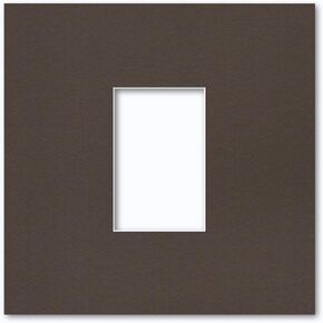 12x12 Matting for 4x6 Photograph or Artwork 4-Ply Bevel Cut Acid Free Matboard for Picture framing (Off White)