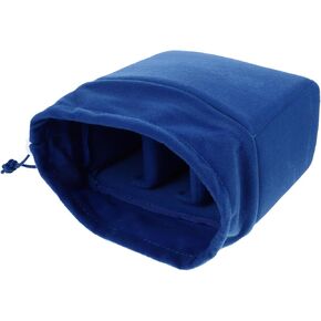 1Pc Shockproof Camera Bag with Drawstring Design Portable Lens Pouch for Digital Camera and Accessories Vibration and Dust for Photography Enthusiasts