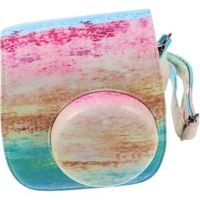 NUOBESTY Instant Camera Bag with Shoulder Strap Stylish Protective Case Compatible with Mini Durable Cover for Travel Outdoor Activities and Everyday Use