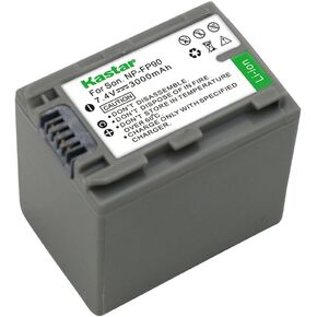 Kastar Battery (1-Pack) for Sony NP-FP90, NP-FP91 and Sony DCR-30, DVD92, DVD103, DVD105, DVD202, DVD203, DVD205, DVD304, DVD305, DVD403, DVD404, DVD405, DVD505, DVD602, DVD605, DVD653, DVD703, DVD705, DVD755, DVD803, DVD805, DVD905, HC16, HC17, HC18, HC1