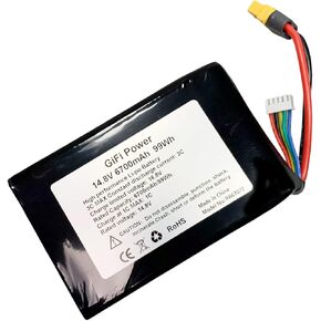 MaximalPower 14.8V 6700mAh Battery Compatible for Parrot Bluegrass Drone (1 Pack)