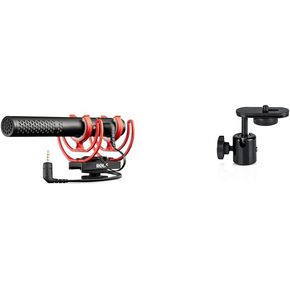 Rode VideoMic NTG Camera Microphone and Gator Frameworks Camera Mount Adapter Bundle
