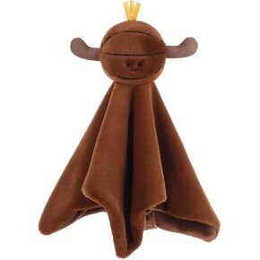 Apricot Lamb Basketball Blanket Soft Loveys for Babies, Security Blanket for Baby Boy and Girl, Infant and Toddlers 13.8x13.8 Inches