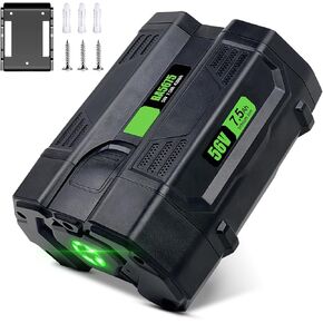 56V 7.5AH استبدال الأنا 56V بطارية BA2800 BA4200 BA1400 متوافق مع LB5302 LB4800E ZT4204L CS1800 BX1000 LM2156SP EGO 56 VOLT+ أدوات البطارية (7500MAH)