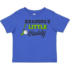 inktastic Grandpas Little Caddy with Golf Club and Ball Toddler T-Shirt