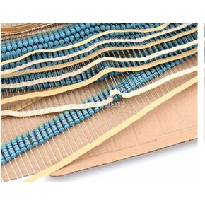 30PCS/LOT 2W Metal Film Resistor 1% Error 2w 100KR 100K ohm 1000 ohm DIP Color Ring Resistance