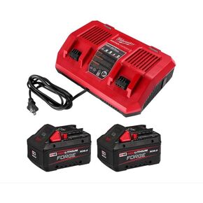 Milwaukee M18 REDLITHIUM Forge XC8.0 Dual Battery Starter Bundle