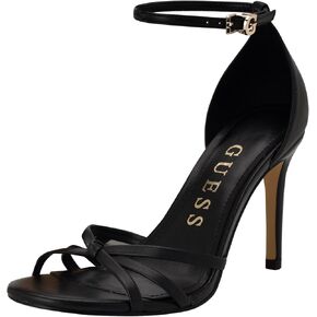 Guess Women's Spring Heeled Sandal, Black 002, 5.5