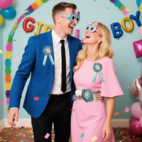 3pcs Teddy Bear Mommy to Be Sash, Mommy and Daddy to Be Pins Corsage, Maternity Sash Belt for Baby Shower, Maternity Photography Props, Souvenir Gifts, Baby Shower Decorations (Blue) in Kuwait