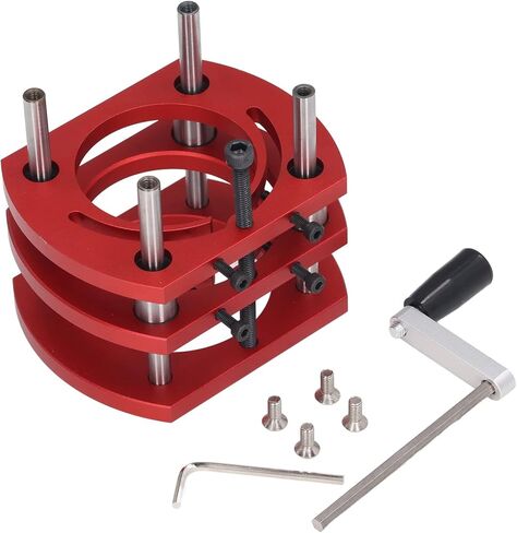 Manual Lifting Router, Router Kit Manual Lifting, Manual Height Adjustment for Trimming Machines with Motor Diameter 64-66mm, Aluminum Alloy and Stainless Steel Construction in Saudi Arabia