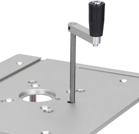 Manual Lifting Router, Router Kit Manual Lifting, Manual Height Adjustment for Trimming Machines with Motor Diameter 64-66mm, Aluminum Alloy and Stainless Steel Construction in Saudi Arabia