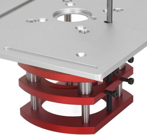 Manual Lifting Router, Router Kit Manual Lifting, Manual Height Adjustment for Trimming Machines with Motor Diameter 64-66mm, Aluminum Alloy and Stainless Steel Construction in Saudi Arabia