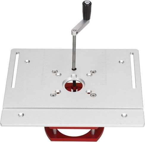 Manual Lifting Router, Router Kit Manual Lifting, Manual Height Adjustment for Trimming Machines with Motor Diameter 64-66mm, Aluminum Alloy and Stainless Steel Construction in Saudi Arabia