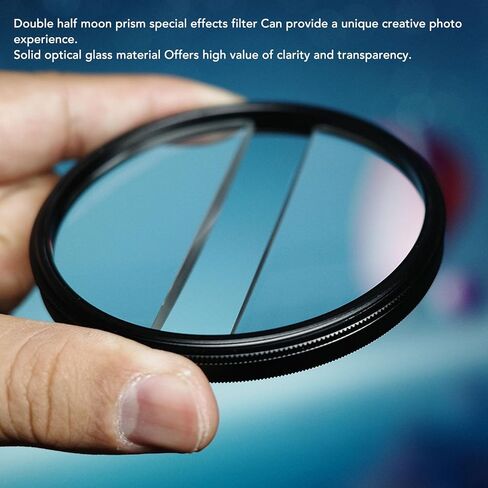 مرشح Diopter Diopter المركز ، مرشح Prism Camera البصري ، مقاوم للماء ، مناسب لتصوير الفيديو الذي لا يزال صورة للفيديو (82 مم) in Saudi Arabia