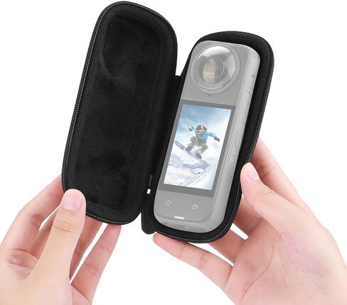FEICHAO Camera Storage Bag Handy Carrying Case Compatible with X5/X4 Sports Camera Acessories (PU Set B Case) in Saudi Arabia