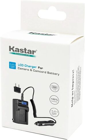 KASTAR NP-45 LCD AC Charger متوافق مع FUJIFILM NP-45A NP-45B NP-45S ، Finepix Z90 Z91 ، FinePix Z100FD Z110 Z11 ، FinePix Z200FD Z250FD ، Finepix Z300 ، FinePix Z700EXR Z707EXR in Kuwait