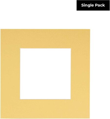 حمض Countryarthouse Orange Free 12x12 صورة مربعة حصيرة إطار مربع مع قطع شطرية بيضاء ل 8 × 8 صور - يناسب إطار 12x12 - حزمة 1 matboard in Kuwait