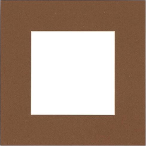 حمض Countryarthouse Orange Free 12x12 صورة مربعة حصيرة إطار مربع مع قطع شطرية بيضاء ل 8 × 8 صور - يناسب إطار 12x12 - حزمة 1 matboard in Kuwait