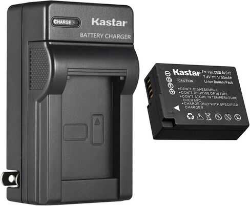 Kastar AC Wall Battery Charger Replacement for Panasonic DMW-BLC12 DMW-BLC12E DMW-BLC12GK DMW-BLC12PP Battery, DE-A79 DE-A79B Charger, Pnasonic Lumix DMC-GH2H DMC-GH2HGK DMC-GH2HK DMC-GH2HS in Saudi Arabia