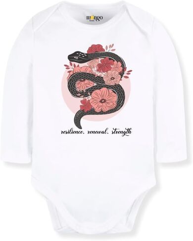 Resilience Snake Baby Bodysuit, Kids & Toddler T-Shirt – New Year Outfit for Baby Cute Snake Tee in Saudi Arabia