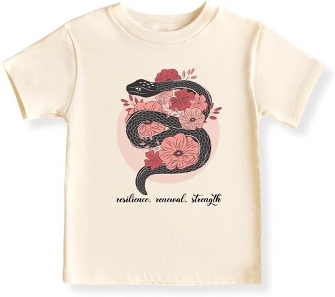 Resilience Snake Baby Bodysuit, Kids & Toddler T-Shirt – New Year Outfit for Baby Cute Snake Tee in Saudi Arabia