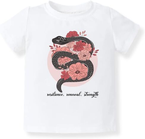 Resilience Snake Baby Bodysuit, Kids & Toddler T-Shirt – New Year Outfit for Baby Cute Snake Tee in Saudi Arabia