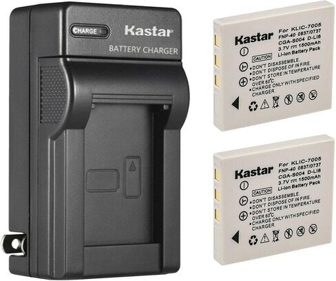 Kastar AC Wall Battery Charger Replacement for Samsung SLB-0737, Samsung SBC-L5 Charger, Samsung Digimax i6, Digimax L50, Digimax L60, Digimax L700, Digimax L73, Digimax L80, Digimax NV3 in Saudi Arabia
