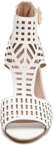 Enelauge Women's Gladiator Sandals Strappy Hollow Out Chunky High Heels Open Toe Ankle Strap Dressy Pumps with Back Zip Cutout Heeled Bohemian Summer Party Sandals in Saudi Arabia