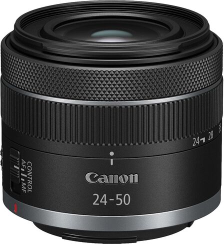 Canon EOS RP Mirrorless Camera with RF 24-50mm f/4.5-6.3 is STM and EF 75-300mm f/4-5.6 III Lens + 64 GB Memory + Video LED Light + Mic + Mount Adapter for Canon R + More (30pc Bundle) (Renewed) in Saudi Arabia