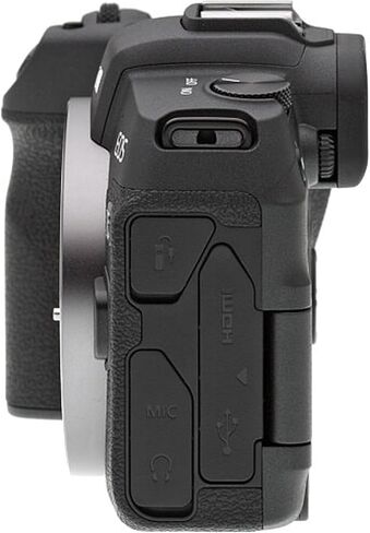 Canon EOS RP Mirrorless Camera with RF 24-50mm f/4.5-6.3 is STM and EF 75-300mm f/4-5.6 III Lens + 64 GB Memory + Video LED Light + Mic + Mount Adapter for Canon R + More (30pc Bundle) (Renewed) in Saudi Arabia