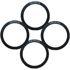 Metal Ring Sticker Compatible with Kindle Magsafe Magnetic Ring Phone Cases, Adhesive Metal Ring Adapter, 0.015 inch Ultra Thin, Work for Magsafe Wireless Charging, Black, 4 Pack