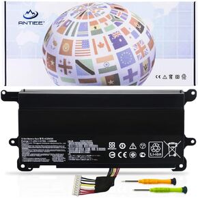 ANTIEE A32N1511 Laptop Battery Replacement for ASUS ROG G752 G752V G752VL G752VT G752VM G752VY G752VS GFX72J GFX72VT GFX72VL6700 GFX72VY6820 A32LM9H 0B110-00370000 11.25V 67Wh 6000mAh