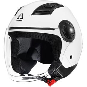 TRIANGLE Open Face Helmet Motorcycle Helmets Moped Scooter Ruiser for Adult Men Women Dot Approved