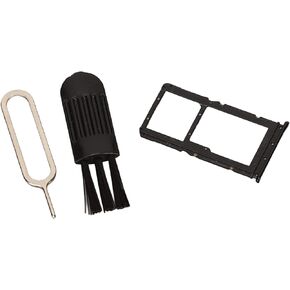 ciciglow SIM Card Tray Slot Replacement for Redmi Note 7 Note 7 Pro, SIM Card Slot Tray Holder Incl. SIM Pin, Closely Fit, Sturdy and Durable, Black/Red Available(Black)