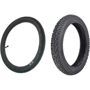 AlveyTech 16x2.50 (64-305) Tire with Directional Tread with Tube Set for Scooters & Jogging Strollers