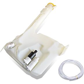 DNA Motoring OEM-WT-CH1288167 Factory Style Windshield Washer Fluid Reservoir w/Cap Pump & Sensor Compatible with 2002-2004 Grand Cherokee