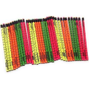 Musgrave Pencil, Sign Language Pencils, Number 2HB, Box of 36, Colors Yellow, Orange, Green, Pink