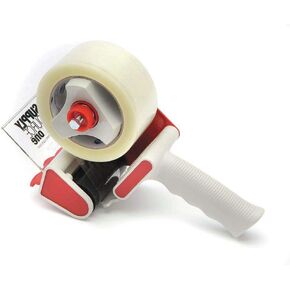 2 Inch Packing Tape Dispenser Gun-Plus 1 Free Packing Roll Included-Standard Size Heavy Duty Industrial Packaging Lightweight Handheld for Packaging, Moving & Sealing