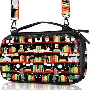 Carrying Case for Nintendo Switch/Switch OLED Travel Carry Cases Hard Shell Protective Cover Mushroom Skull Cute Girls Boys Accessories Storage Pouch Bag for Nintendo Switch 2017/Oled 2021