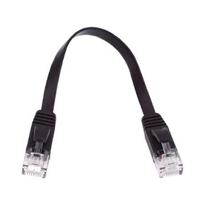 chenyang Cat6 RJ45 Ultra Slim Flat Ethernet UTP Network Cable Twisted Pair Patch Cord for Laptop Router 0.2M
