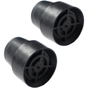 Replacement Mini Trampoline Leg Cap Tips Trampoline Leg Cap Chair Leg Caps Replaceme nt Rubber Cap Tips Floor Pads for Mini Trampoline（Black）