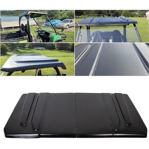 HECASA Universal Hard Top Roof Compatible with JD Gator 625 825i/Kawasaki MULE 4010/Bobcat 3400/Yamaha Rhino/Kawasaki Teryx/Full Size Polaris Ranger New Black