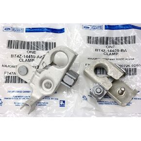 2011-2014 Ford Edge MKX Positive & Negative Battery Terminal Clamp Set OEM … (2)