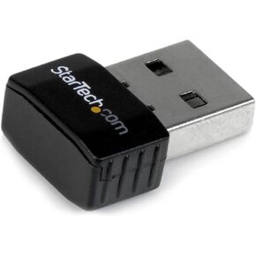 StarTech.com USB 2.0 300 Mbps Mini Wireless-N Network Adapter - 802.11n 2T2R WiFi Adapter - USB Wireless Adapter - N300 Wireless NIC (USB300WN2X2C),Black