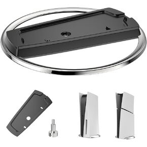 Vertical Stand for PS5 Slim, Stable Stand for Slim / PS5 Console Disc and Digital, Accessories Compatible with Playstation 5, Easy-to-Install Stand with Nice Look, a Sturdy Screw