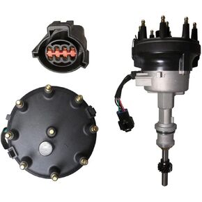 New Distributor Compatible With 1993 1994 1995 1996 1997 Compatible With Econoline E-150 E250 E-350 5.8 V8 351, Replaces F4TE-12127-AA, F4TZ-12127-A