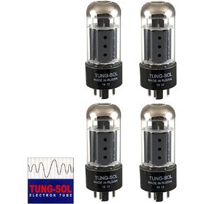 Quad of Tung-Sol 7591A New Production Power Vacuum Tube